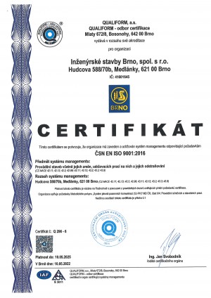 ČSN EN ISO 9001:2016